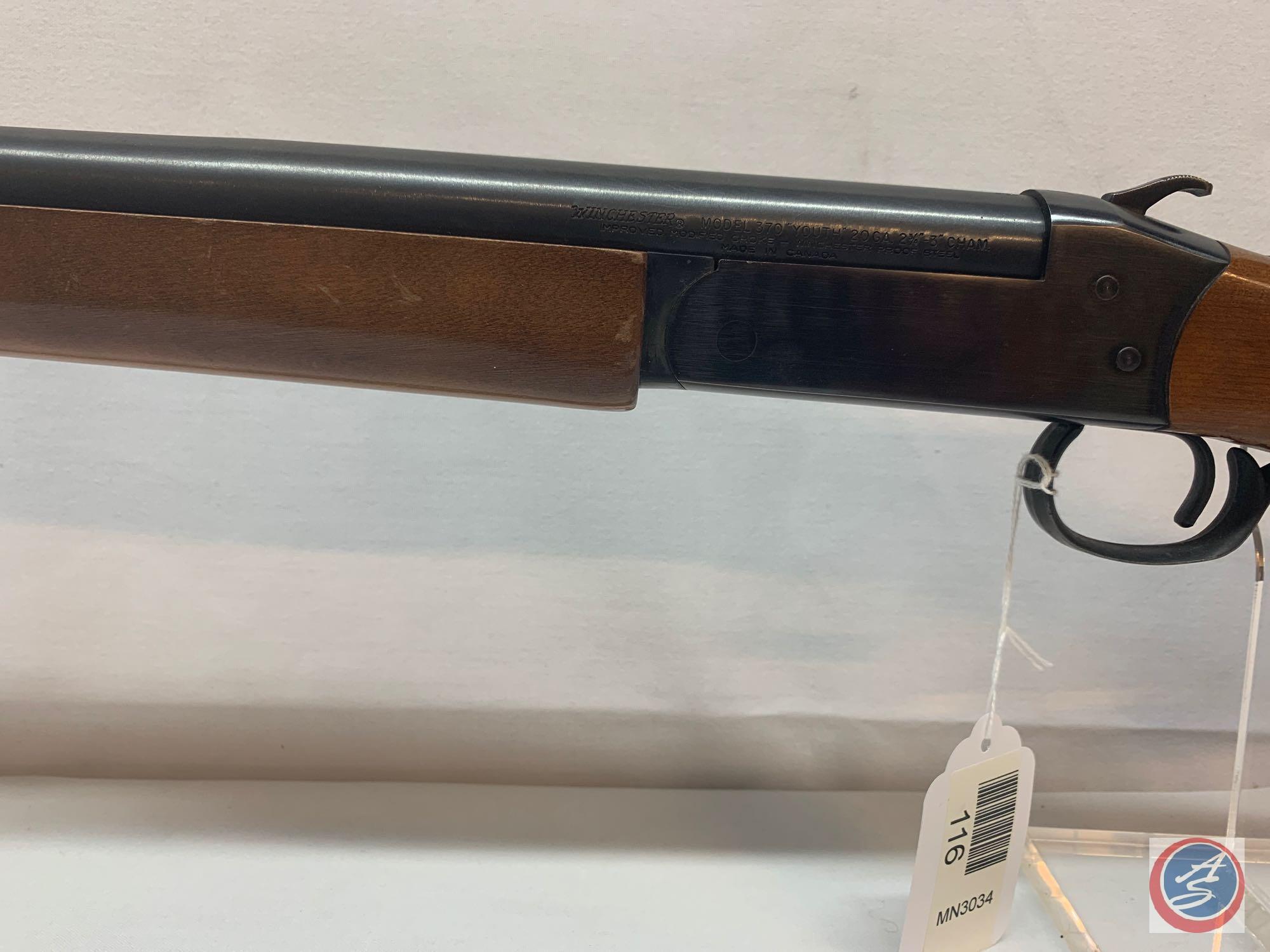 Winchester Model 370 Youth 20 GA Shotgun SINGLE SHOT break actionshotguun with 26 inch barrel Ser #