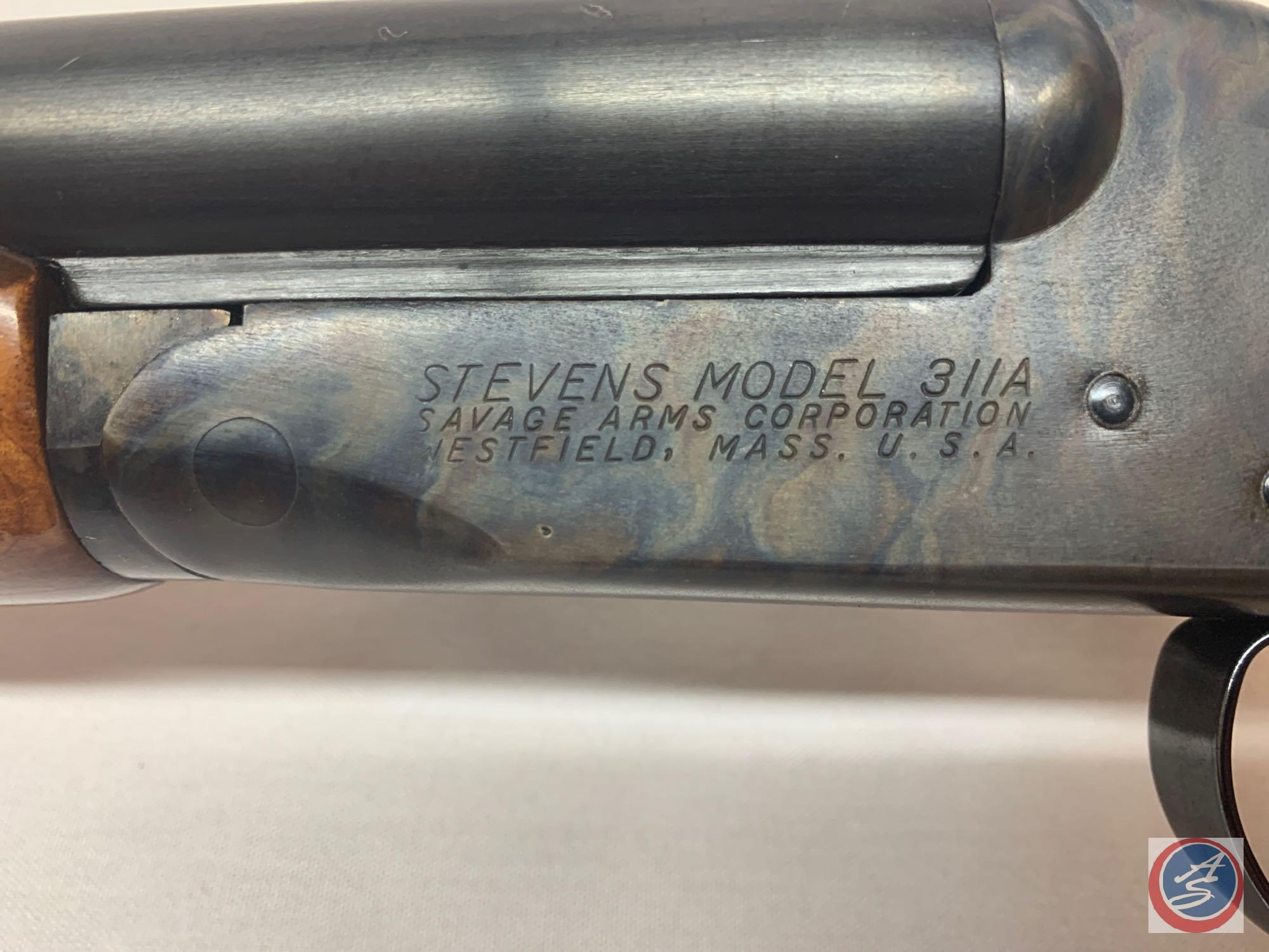 Stevens Model 311A 20 GA 3" Shotgun S x S Shotgun in excellent condition with soft case Ser #