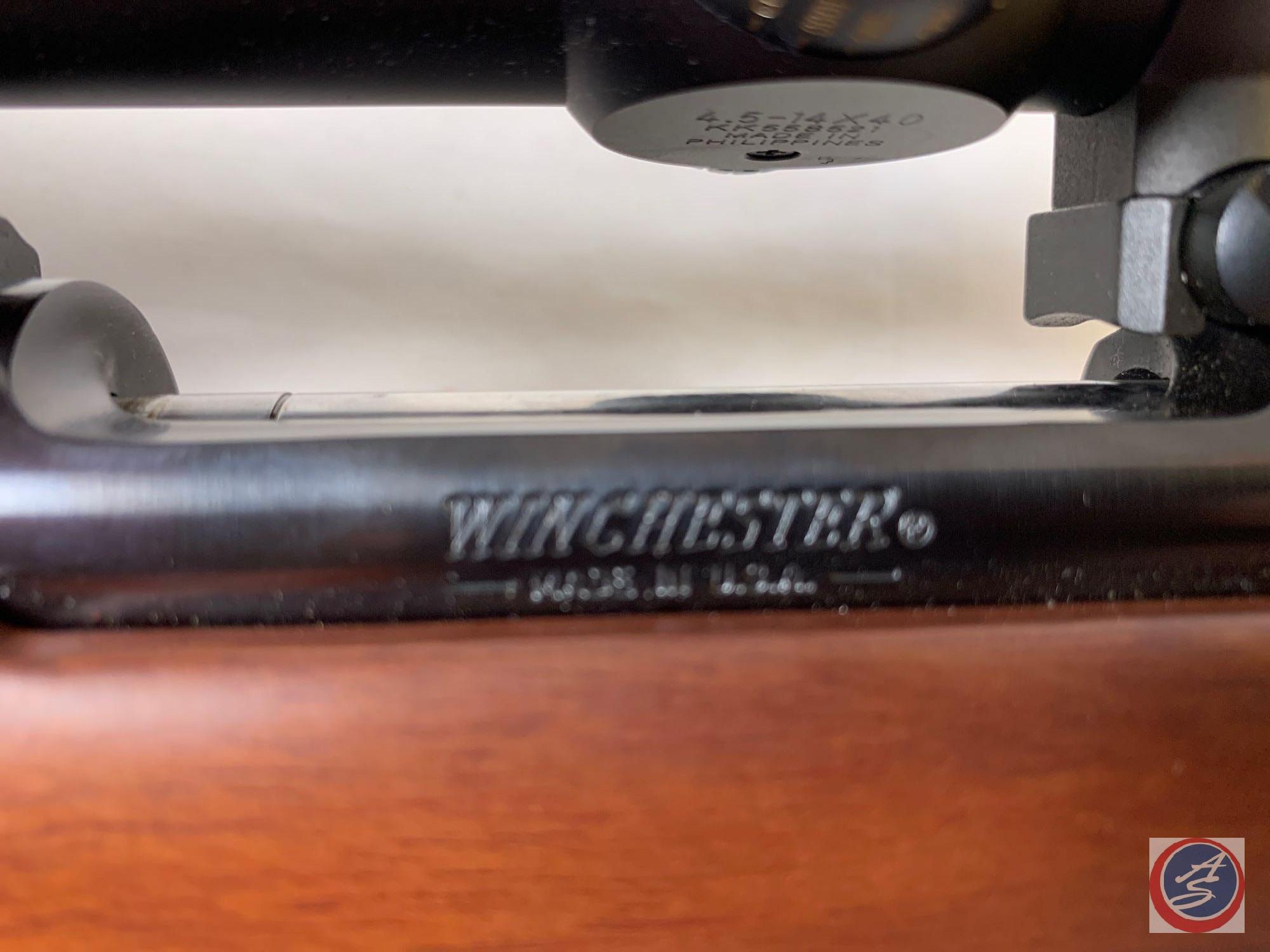 Winchester Model 70 270 Win Rifle Bolt Action Rifle with factory engraved stock, engine turned bolt,