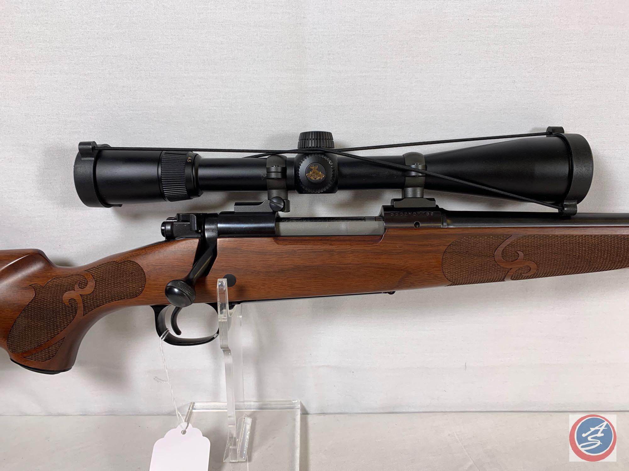 Winchester Model 70 270 Win Rifle Bolt Action Rifle with factory engraved stock, engine turned bolt,