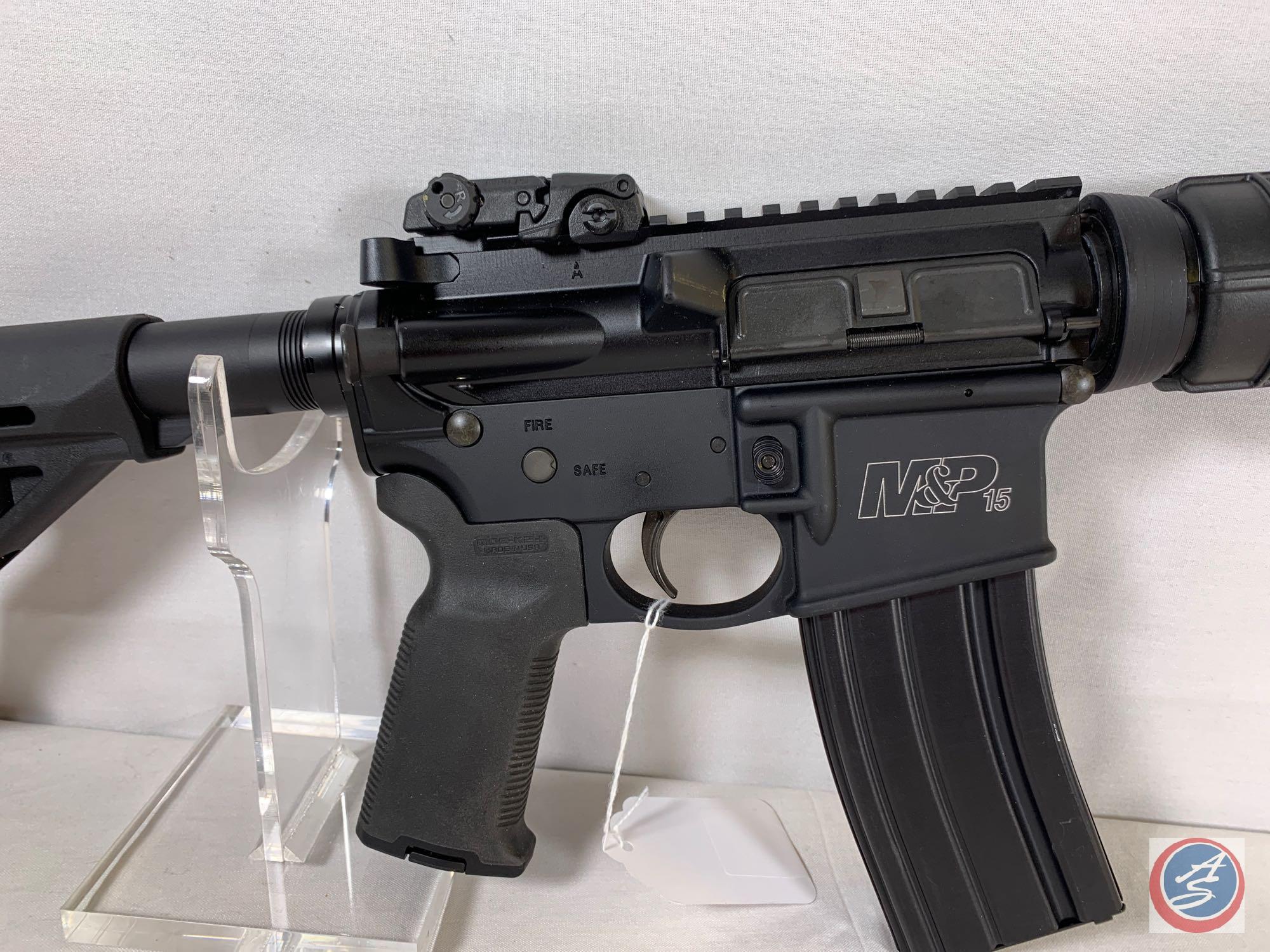 Smith & Wesson Model M & P-15 223 Rem Rifle Semi-auto rifle with 16 inch barrel, Magpul grip and