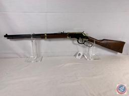 HENRY Model Golden Boy 22 S-L & LR Rifle Lever Action Brass Receiver Rifle in as new condition Ser #