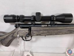 Savage Model Mark II 22 LR Rifle Bolt Action Rifle with Bushnell 4-9 Scope, sling and 3 magazines