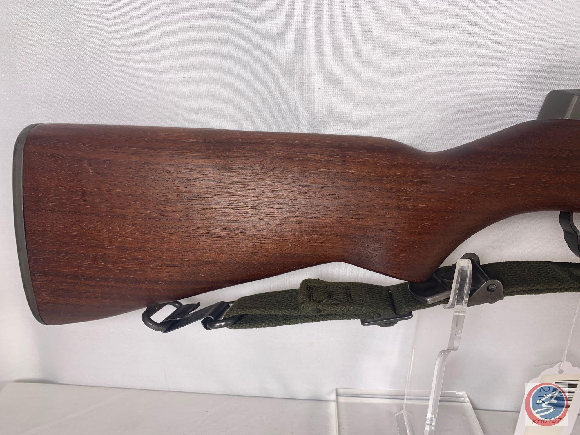 U. S. Springfield Model M-1 Garand 30 06 Rifle Semi-Auto US Military Issue Rifle with Sling Ser #