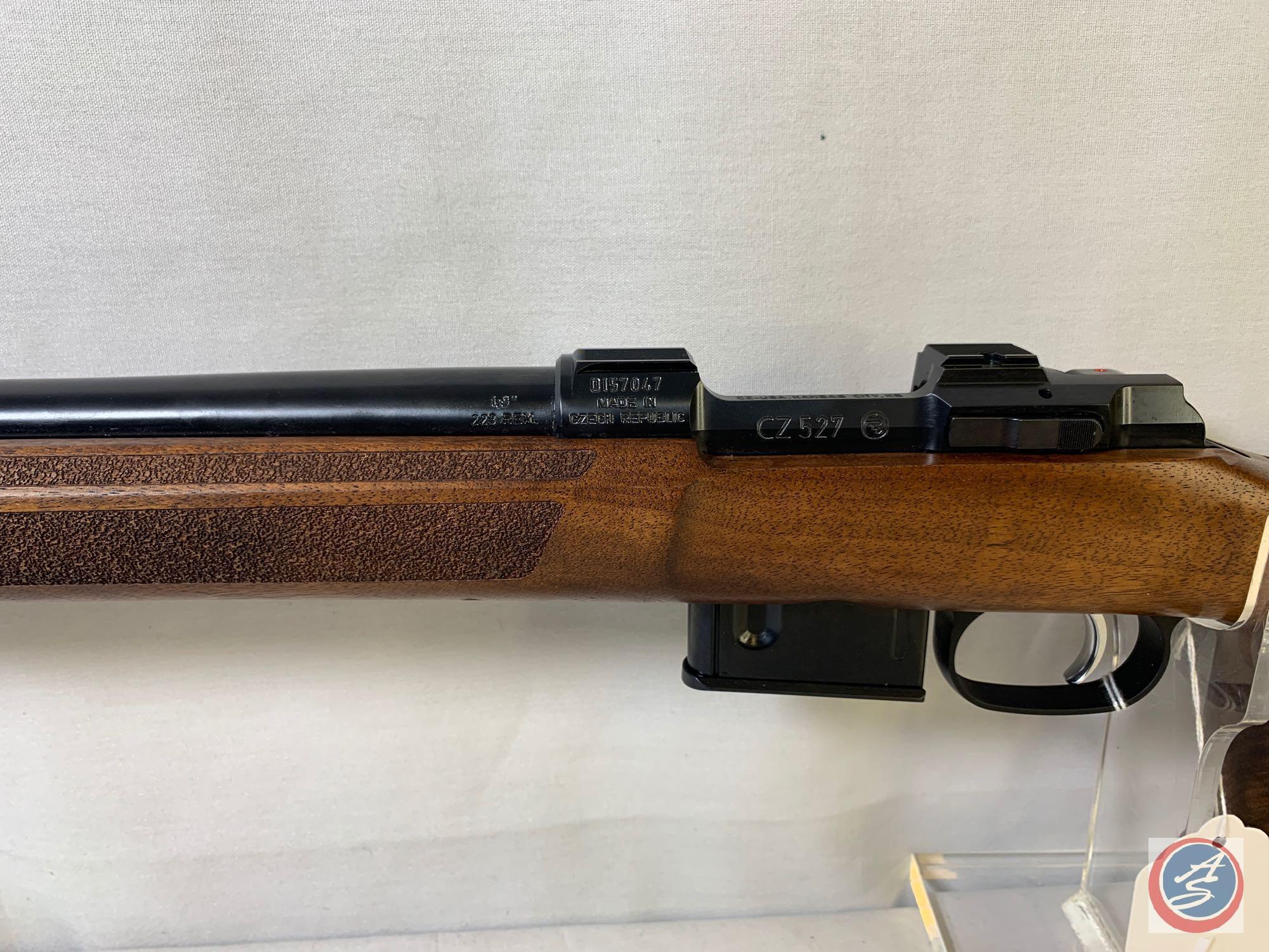 CZ Model 527 MTR 223 Rifle Match Target Rifle w/ 1 Magazine, Rings, Factory Box and Manual Tuned to