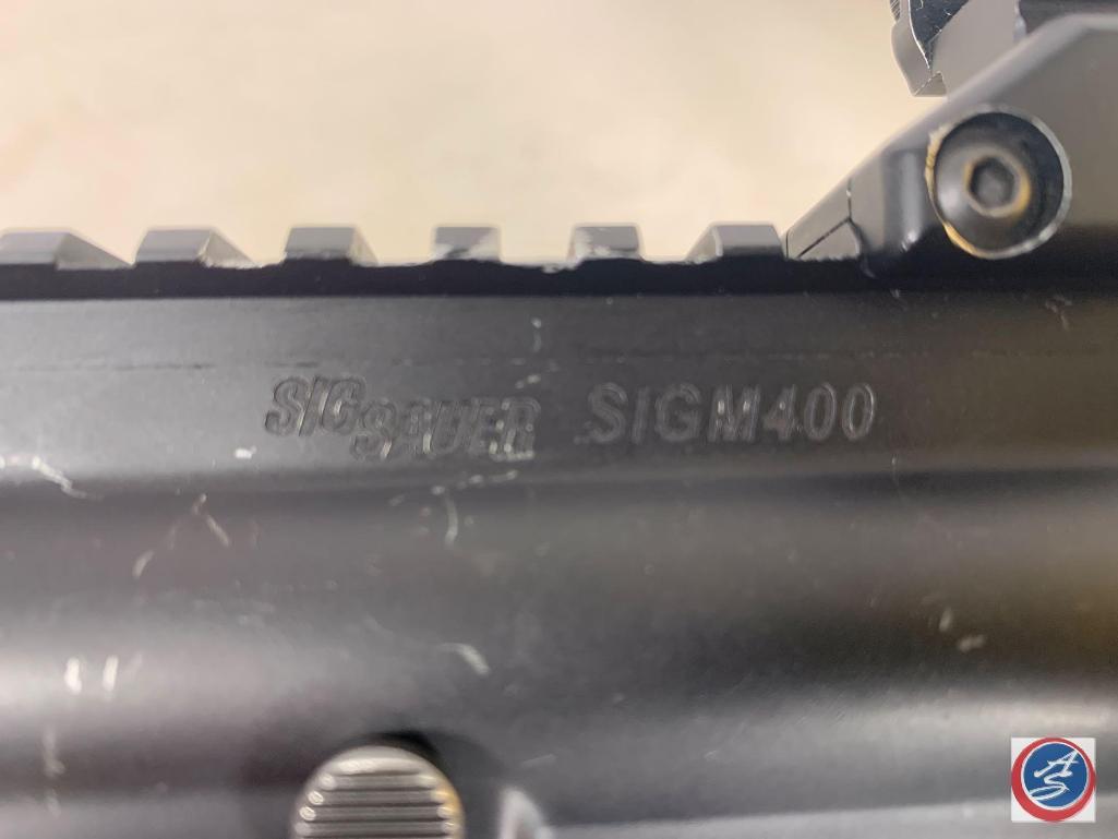 Sig Sauer Model SIGM400 556 NATO Rifle AR Platform Rifle with Adjustable Stock, Quadrail Handguard