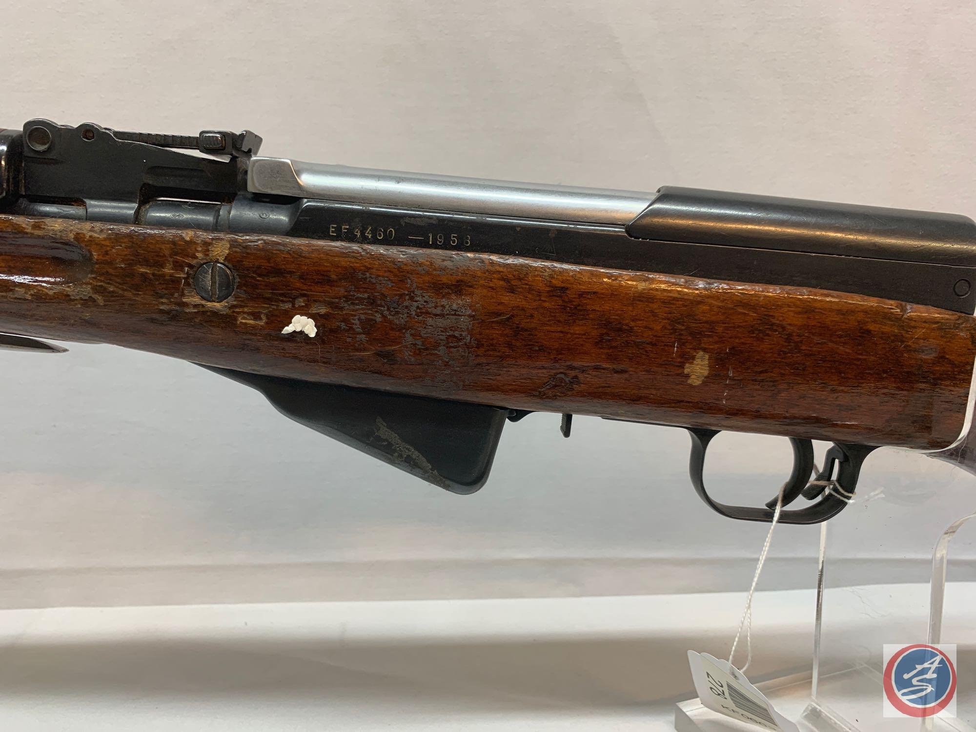 Cugir Model SKS 7.62 X 39 Rifle Semi-Auto Romanian rifle manufactured in 1958 Ser # EF4460