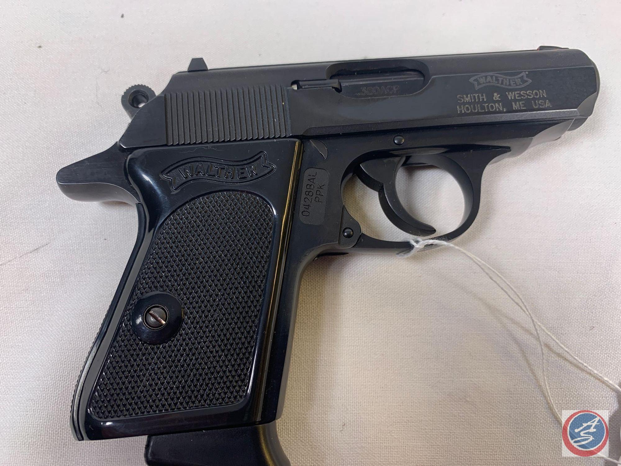 WALTHER Model PPK 380 Pistol Semi Auto Pistol As New in factory case with 2 magazines Imported By