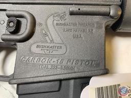 Bushmaster Model Carbon 15 Pistol 556 Pistol Semi-Auto AR Platform Pistol with Tactical flashlight