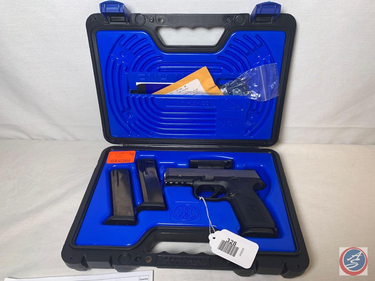 FNH Model FNS-40 40 S&W Pistol Semi Auto Pistol in factory hard case with 3 magazines. Ser #