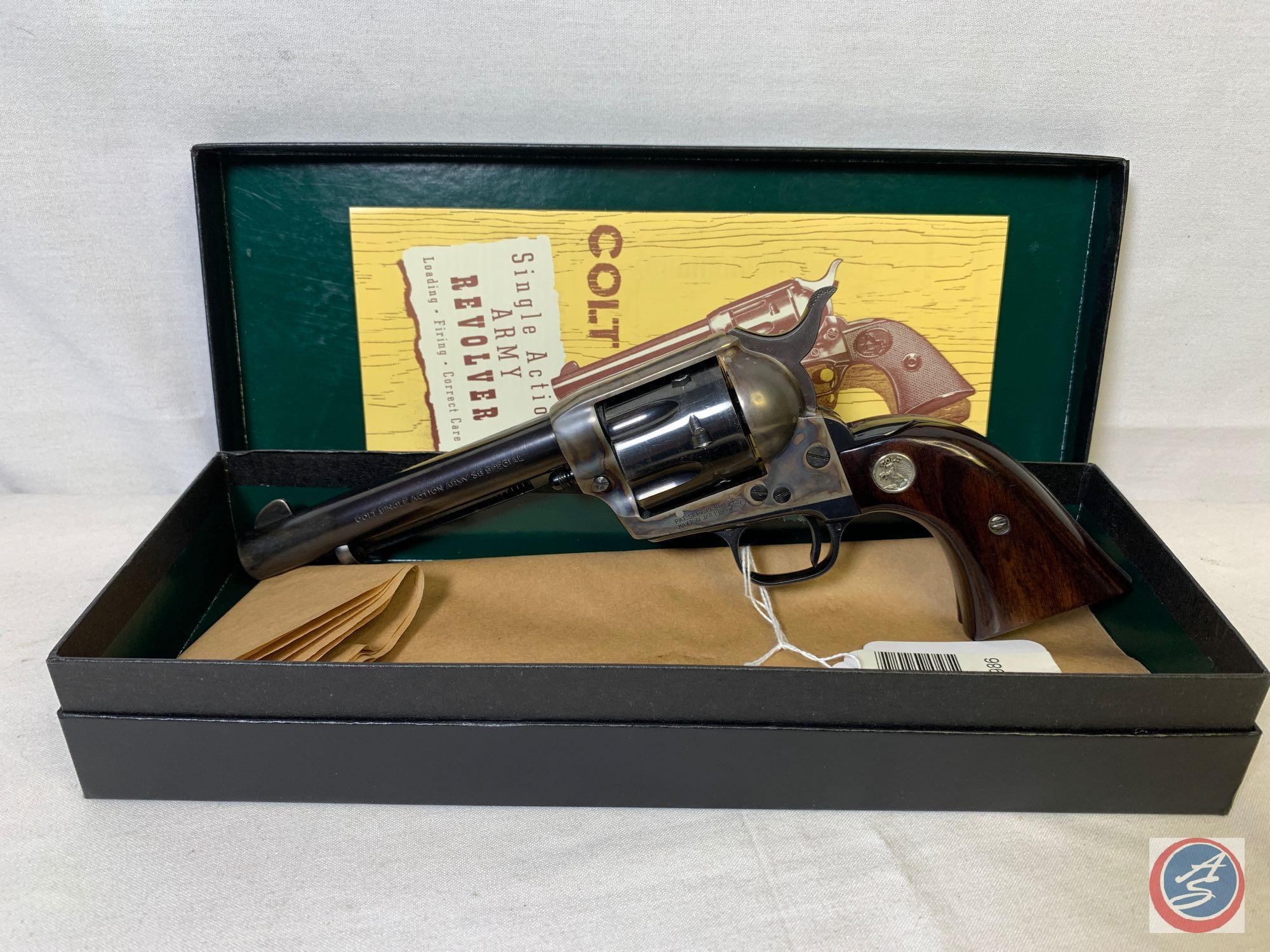 COLT model Single Action Army 38 Spl. Revolver Single Action Vintage Colt Revolver mfg. in 1958 in