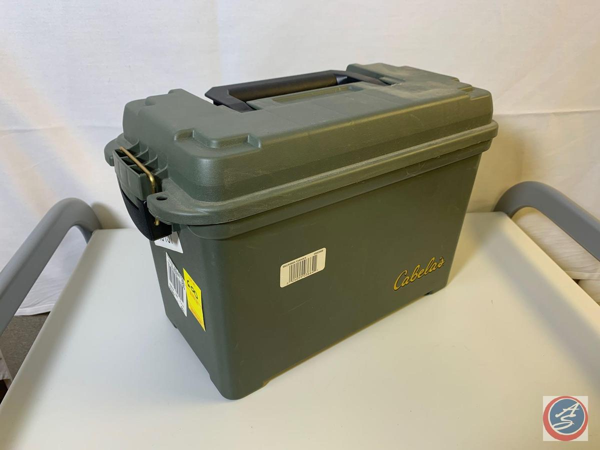 Cabela?s branded plastic ammo can 7 x 14 x 11