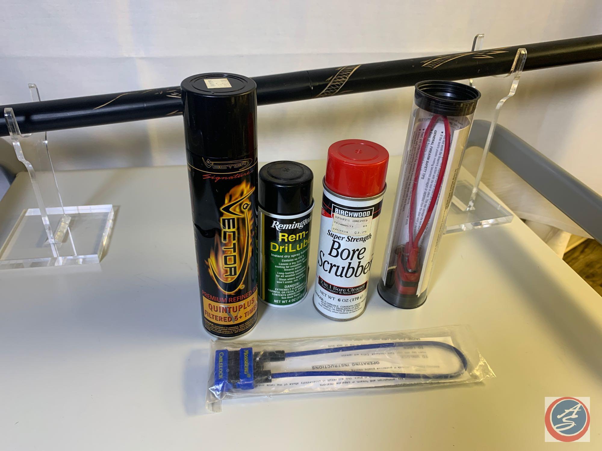 Gun Locks and Cleaning Supplies