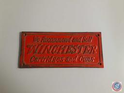 Original Cast Iron Winchester Shop Sign SN# N/A