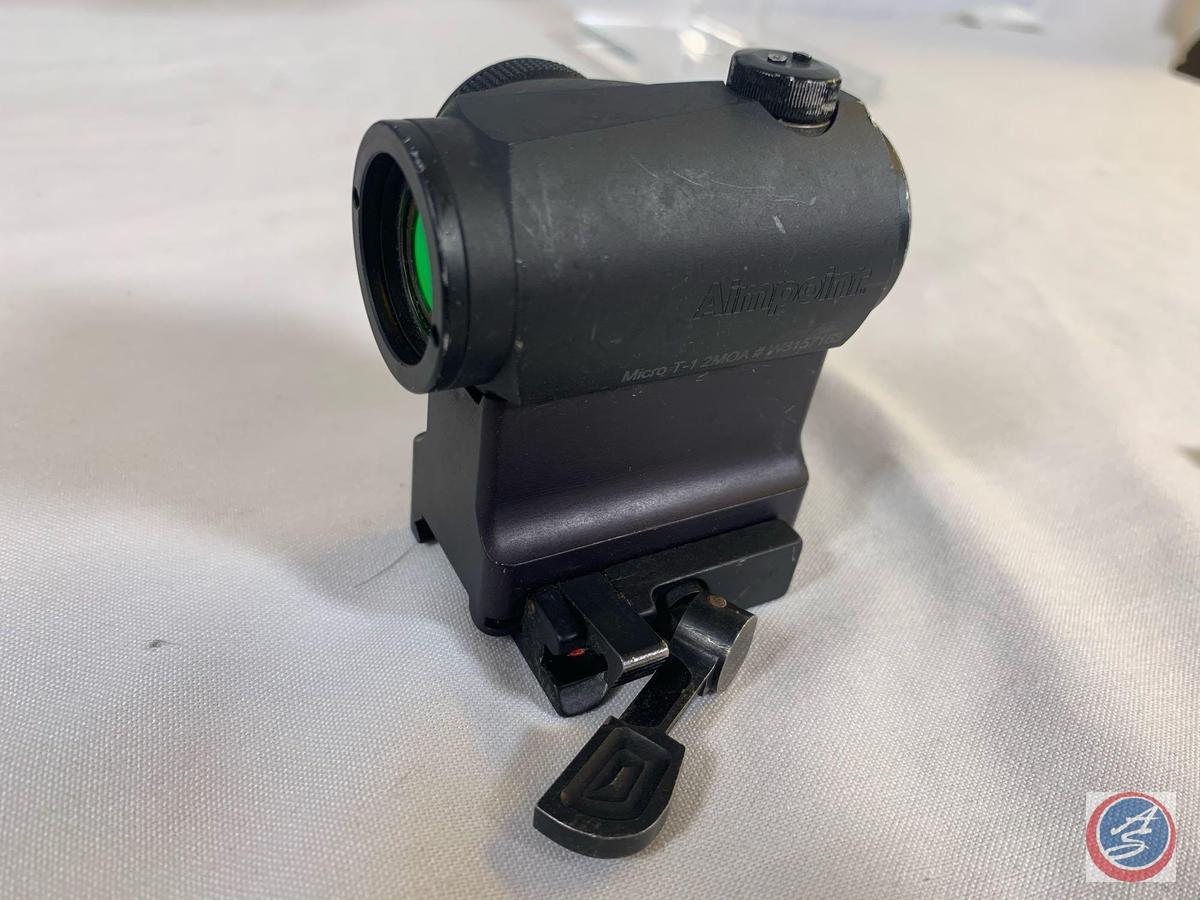 Aimpoint... Micro T-1 2MOA Red Dot Sight with Samson Quick Release Base Retired L.E. Consignment has