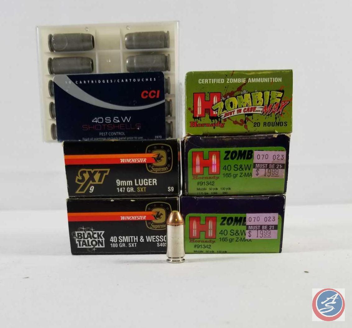 165 Gr. Z-Max Hornady Zombie Max 40 Smith and Wesson Ammo (60 Rounds), CCI 40 Smith and Wesson