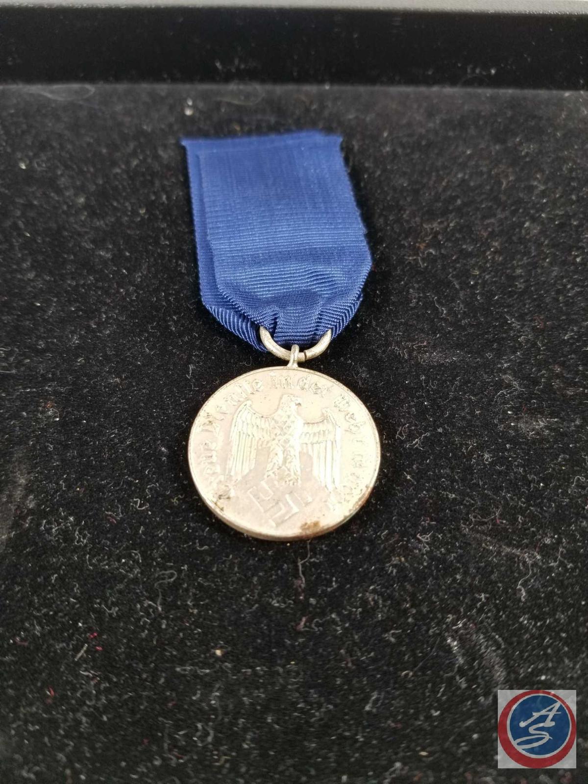 WWII German Army 4 Year Long Service Medal and Ribbon