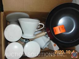 Wok, Food Processor, Tea Cups, Coffee Carafe and More