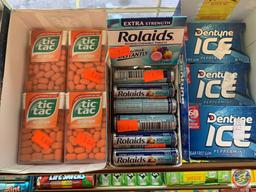 Orbit Gum, Dentine Gum, TicTac Gum, Rolaids, Dentine Ice, And Breath Savers Breath Mints