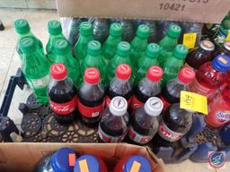 18 Bottles Of Sprite, Coke, And Diet Coke