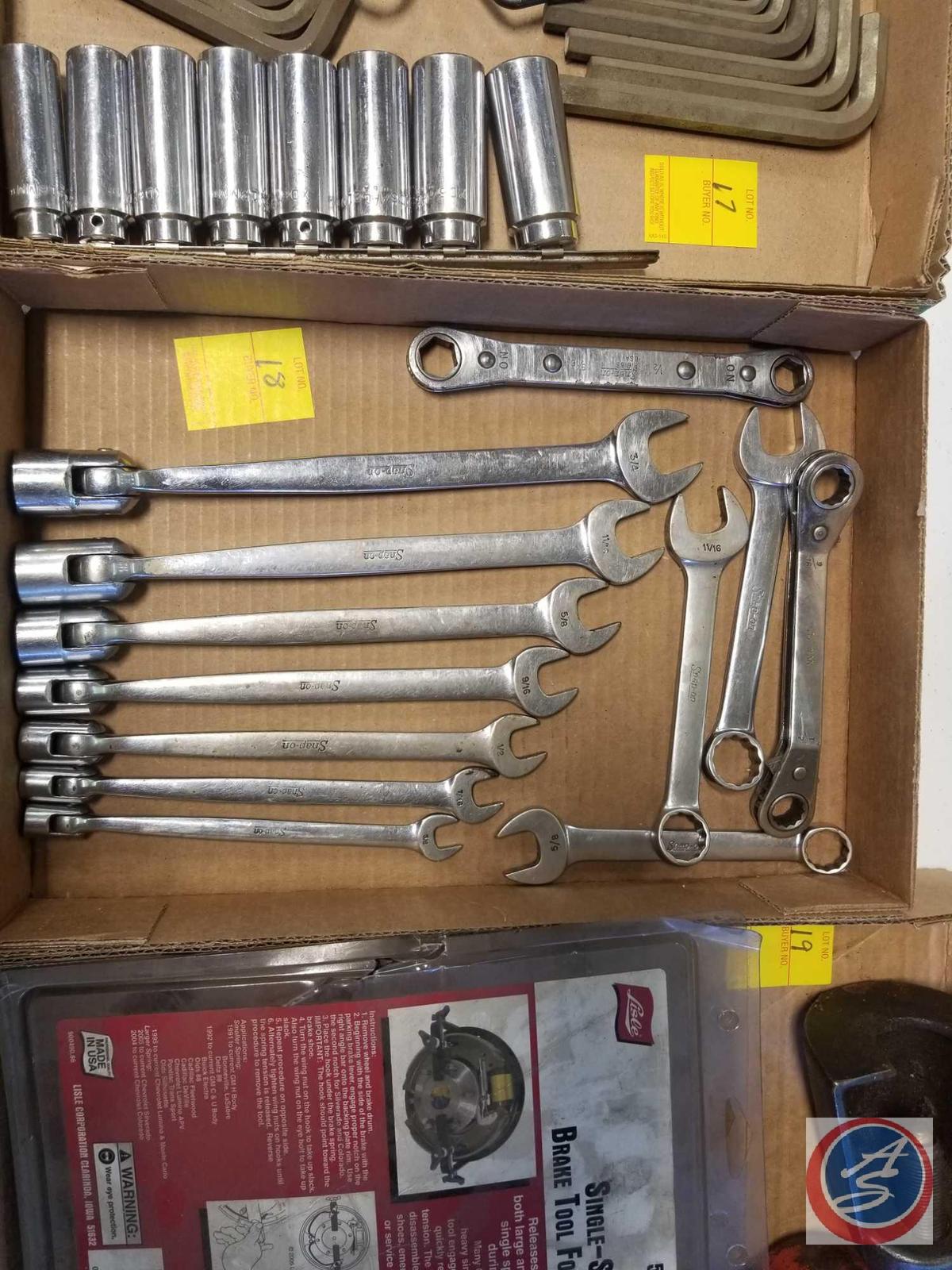 Snap On Flex Socket End Wrenches And Short Arm Wrenches