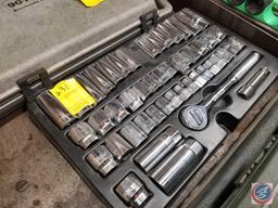 Stanley 3/8 Drive Standard And Metric Chrome Socket Set