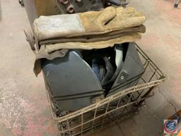 Marquette Arc Welder, Arc Welding Hood, And 2 Stools