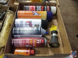 Assorted Aerosol Cans, Automotive Chemicals