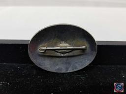 German WWII 1933 Zeppelin Air Ship Badge with Front Reading Nord- u Sudamerika Jubilaumsfahrt 1933