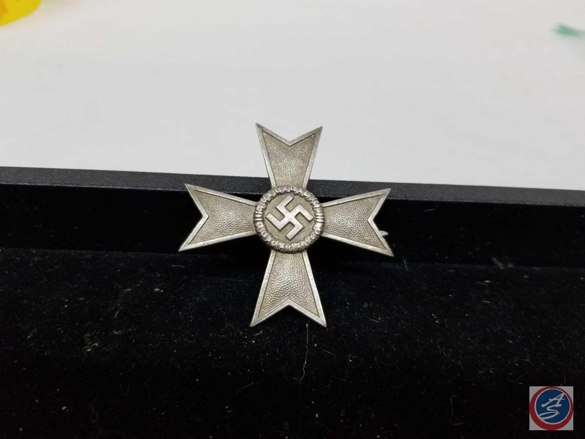 German WWII 1st Class War Service Cross Without Swords and Swastika in Center of Maltese Cross
