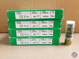 {{4X$BID}} Sellier and Bellot 12 Ga. SB Buck Shot Shotgun Shells (40 Shells)