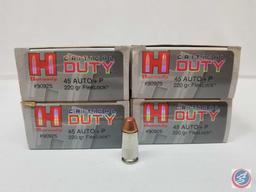 {{4X$BID}} 220 Gr. Hornady Critical Duty 45 Auto Ammunition (200 Rounds)