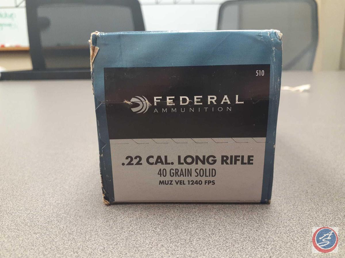 40 Gr. Solid Muz Vel 1240 FPS Federal Ammunition (500 Rounds)