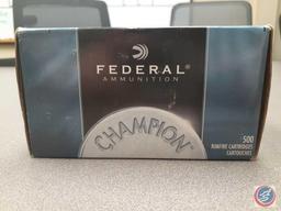 40 Gr. Solid Muz Vel 1240 FPS Federal Ammunition (500 Rounds)