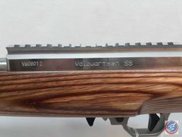 Volquartsen Model DLX 17 HMR Rifle Custom Built Stainless Steel Heavy Barrel Optics Ready Rifle in