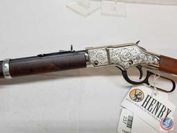 Henry Model Silver Eagle 22 LR Rifle Lever Action Rifle with Nickel Plated Receiver, new in biox Ser