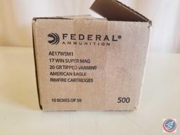 American Eagle 17 Win. Super Mag Rimfire Cartridges (500 Count)