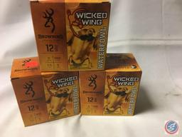 {{3X$BID}} 12 Ga. Browning Ammunition Wicked Wing Waterfowl 3'' Shotgun Shells (75 Shells)