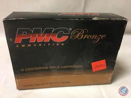 660 Gr. FMJ-BT PMC Bronze Ammunition .50 Cal. BMG Ammo (10 Rounds)