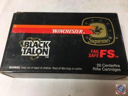 180 Gr. FST Winchester Black Talon 30-06 Springfield Ammo (20 Rounds)