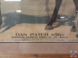 Dan Patch Champion Harness Horse Of The World Framed Compliments Of Farwell Ozmun Kirk And Co