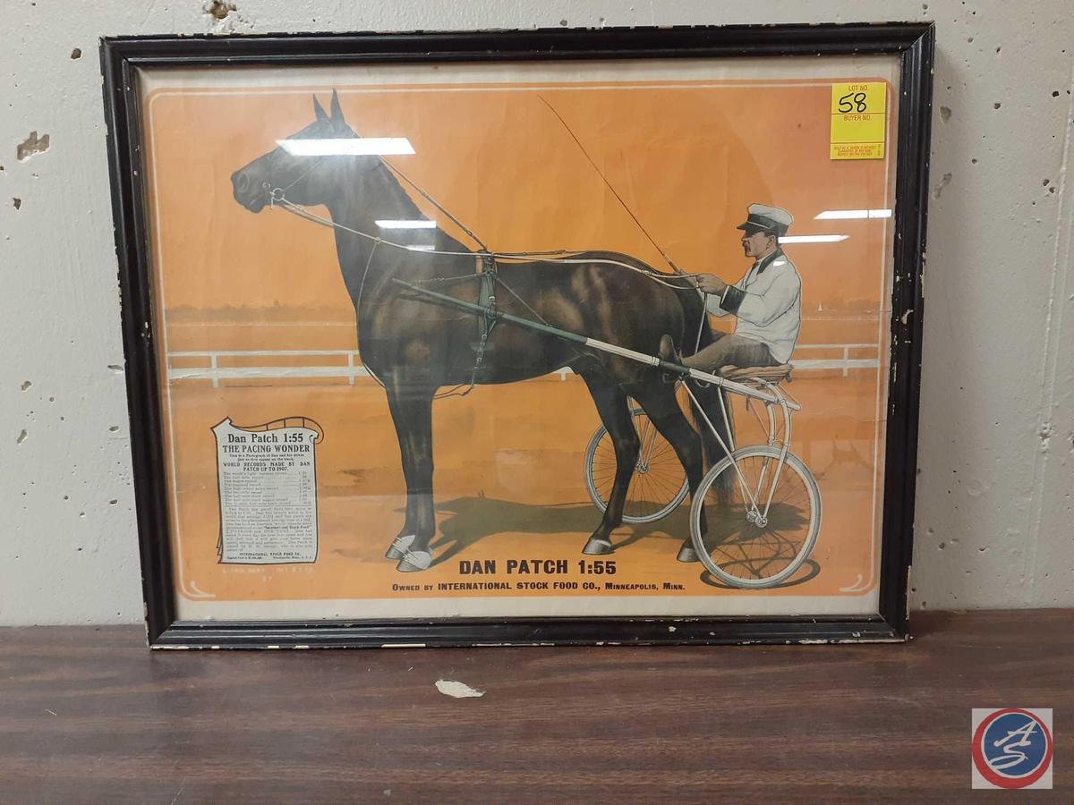 Dan Patch Poster Framed Measuring 22'' X 17''