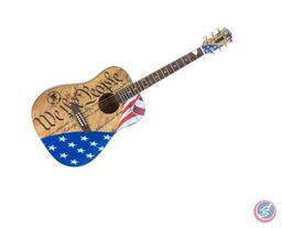 ?We the People? Guitar Signed by Ted Nugent Freedom-loving enthusiasts will covet this one-of-a-kind