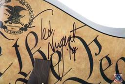 ?We the People? Guitar Signed by Ted Nugent Freedom-loving enthusiasts will covet this one-of-a-kind