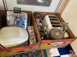 Toaster, food processor, coffee maker, waffle iron