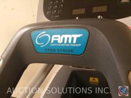 1 Precor adaptive motion trainer open stride with TV monitor model number is AMT 885