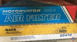 (2) Motorvator...Air Filers MPA-3 and MPA-13, (2) Napa Air Filters 22472 and 4822