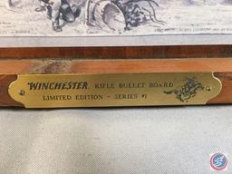 Winchester Rifle Bullet Board Framed Print 14" x 20"