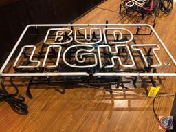 Bud Light Neon Sign Model No. EH-9030A {{NO SHIPPING AVAILABLE FOR THIS ITEM}}