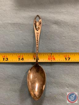 Manitou Springs Colorado sterling silver Advertising spoon